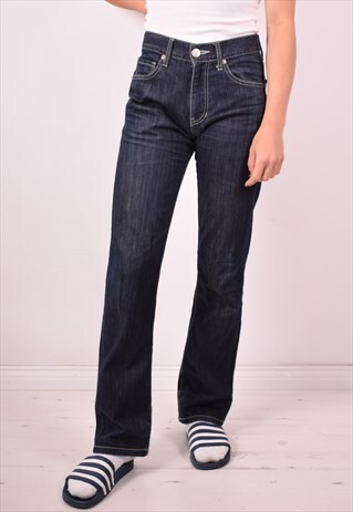 GUESS WOMENS VINTAGE JEANS W28 L31 BLUE 90S