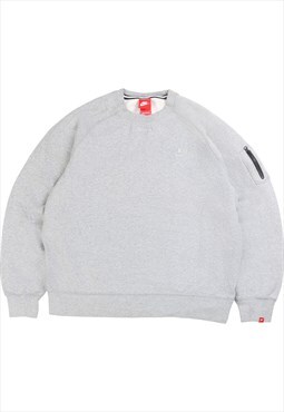 Vintage  Nike Sweatshirt Swoosh Heavyweight Crewneck Grey