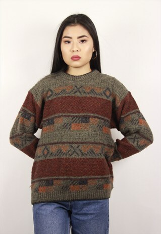 VINTAGE PATTERNED JUMPER