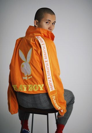 RARE PLAYBOY Y2K TRACKSUIT SPORTS TOP / ZIP UP