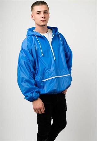 VINTAGE 1/2 ZIP WINDBREAKER JACKET