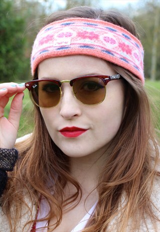 VINTAGE 90S SKI HEADBAND - FESTIVAL SKI - ONE SIZE FITS ALL