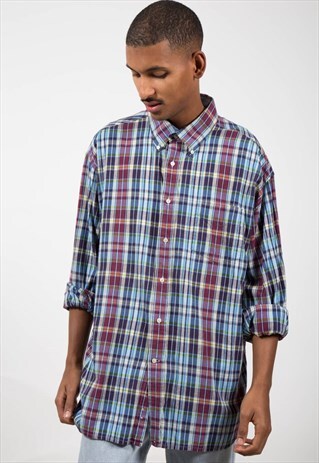 VINTAGE 80S CLASSIC TOMMY HILFIGER SHIRT / S7210