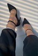 THICK SILVER CHUNKY ROPE CHAIN ANKLET