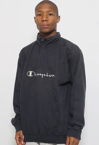 VINTAGE CHAMPION 1/4 ZIP SWEATSHIRT