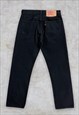 Vintage Levi's 501 Jeans Black Denim W32 L30