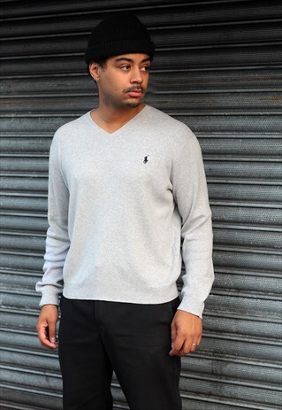 RALPH LAUREN GREY JUMPER