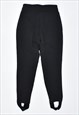 VINTAGE 90'S INSULATED TROUSERS BLACK