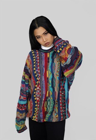 RARE VINTAGE COOGI KNITTED JUMPER SWEATER