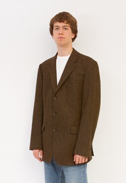 luzern-s Vintage Wool Mens UK 40 US Blazer EU 50 Suit jacket