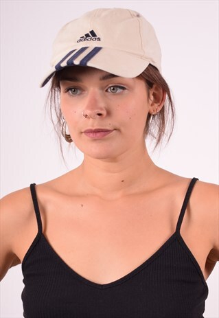 ADIDAS WOMENS VINTAGE CAP ONE SIZE WHITE 90S
