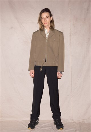80S TRIANGLE SHAPE MILITARY NORMCORE UNISEX JACKET