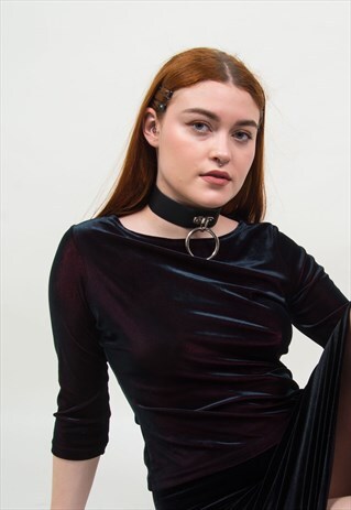 VINTAGE 90'S VELVET T-SHIRT