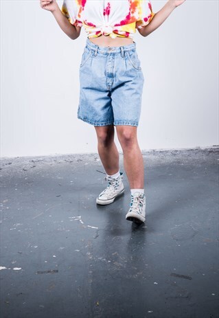 VINTAGE 1990S BLUE DENIM SHORTS