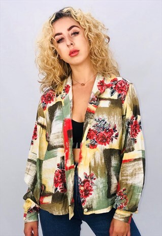 VINTAGE OVERSIZED PATTERN SHIRT
