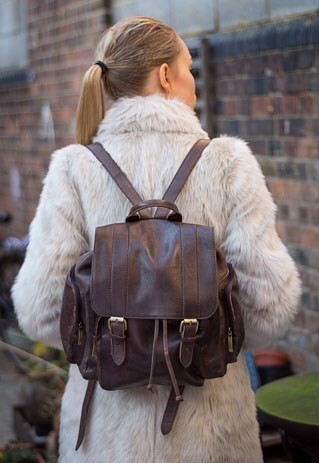 COCO LEATHER RETRO CITY BACKPACK