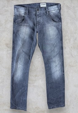 Wrangler Grey Jeans Slim Fit Spencer W32 L32