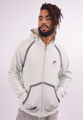 NIKE MENS VINTAGE HOODIE SWEATER MEDIUM GREY 90S