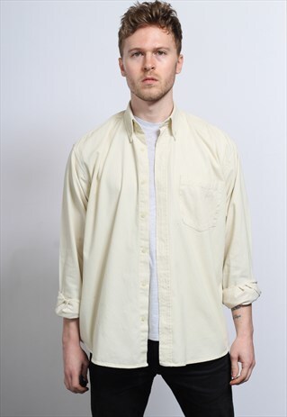 VINTAGE CORDUROY SHIRT CREAM