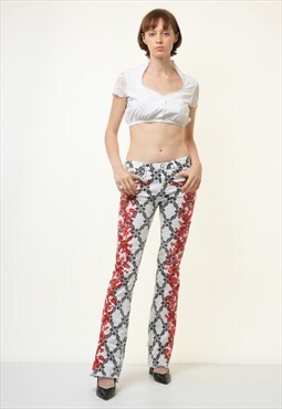 Isabel Marant Abstract Flare Pants Woman Jeans size s 4195