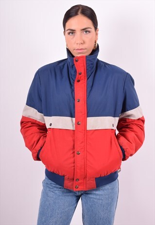 WRANGLER WOMENS VINTAGE JACKET SMALL MULTI STRIPES 90'S