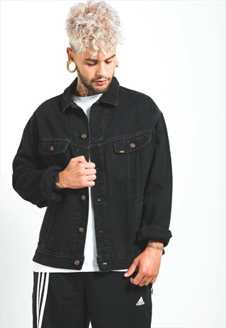 VINTAGE 80S ORIGINAL LEE BASIC DENIM JACKET/ S6704