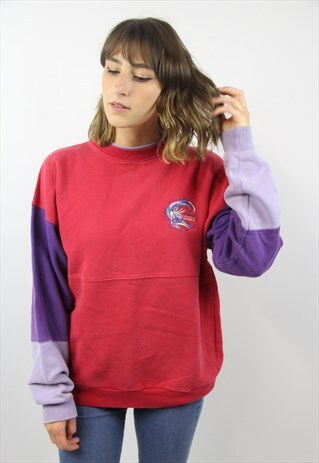 VINTAGE 90S COLOUR BLOCK SWEATSHIRT