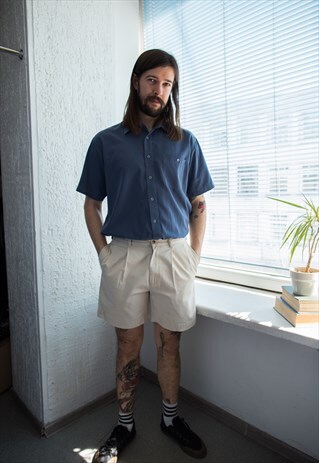 VINTAGE 80'S BEIGE SHORTS