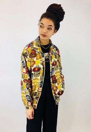 VINTAGE FESTIVAL 80S RAVE WINDBREAKER JACKET