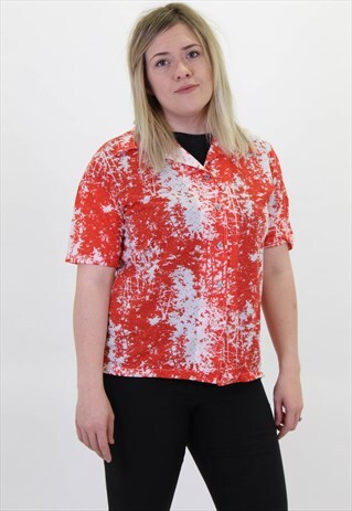 VINTAGE ABSTRACT PATTERN FESTIVAL SHIRT