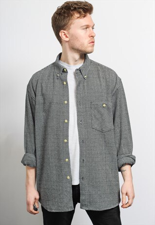 VINTAGE AZTEC PATTERNED SHIRT