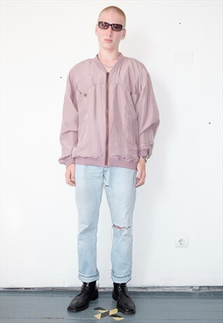 VINTAGE FESTIVAL SILK BOMBER