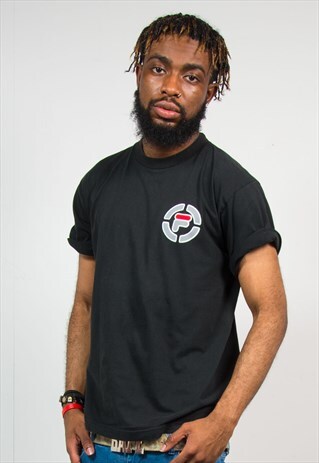 FILA 90'S VINTAGE BLACK T-SHIRT