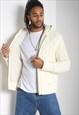 VINTAGE FLEECE LINE CABLE KNIT CARDIGAN CREAM