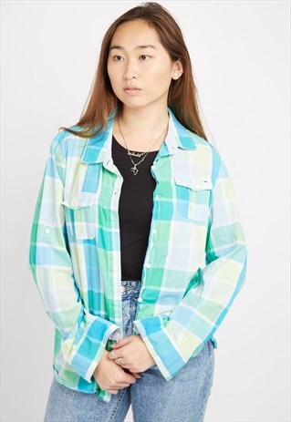 VINTAGE GREEN TOMMY HILFIGER SHIRT
