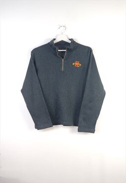Vintage Champion Sweatshirt State in Grey M