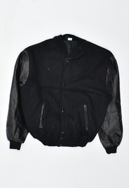 Vintage 90's Bomber Jacket Loose Fit Black