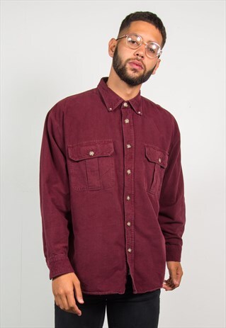 PLAIN FLANNEL SHIRT