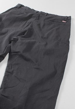 Vintage Dickies Canvas Trousers Black Skater Cargo Pants W36