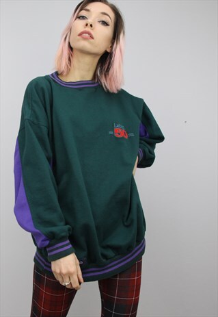 VINTAGE 90S OVERSIZED SWEATER SWEATERSHIRT