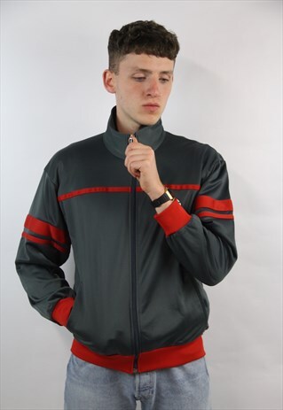 VINTAGE SERGIO TACCHINI GREY 90'S SPORTS JACKET