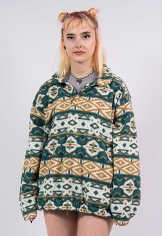 VINTAGE 90'S FESTIVAL PRINT FLEECE