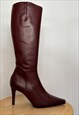 Y2K Retro Deadstock Brown Pointy Boots