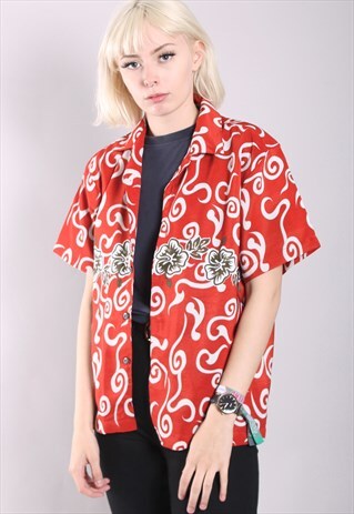 VINTAGE PATTERNED HAWAIIAN SHIRT