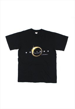 1999 Cornwall Eclipse Black Single Stitch T-Shirt