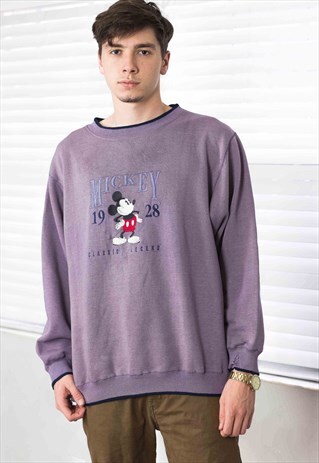 VINTAGE DISNEY SWEATSHIRT JUMPER LOGO 90S XL 18.3