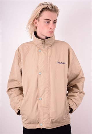 TIMBERLAND MENS VINTAGE JACKET LARGE BROWN 90S