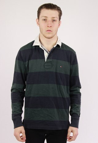 VINTAGE TOMMY HILFIGER LONG SLEEVE POLO-SHIRT