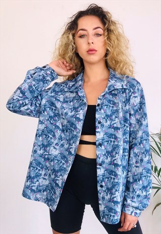 VINTAGE OVERSIZED PATTERN SHIRT
