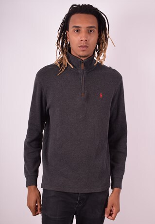 POLO RALPH LAUREN MENS VINTAGE JUMPER SWEATER MEDIUM 90S